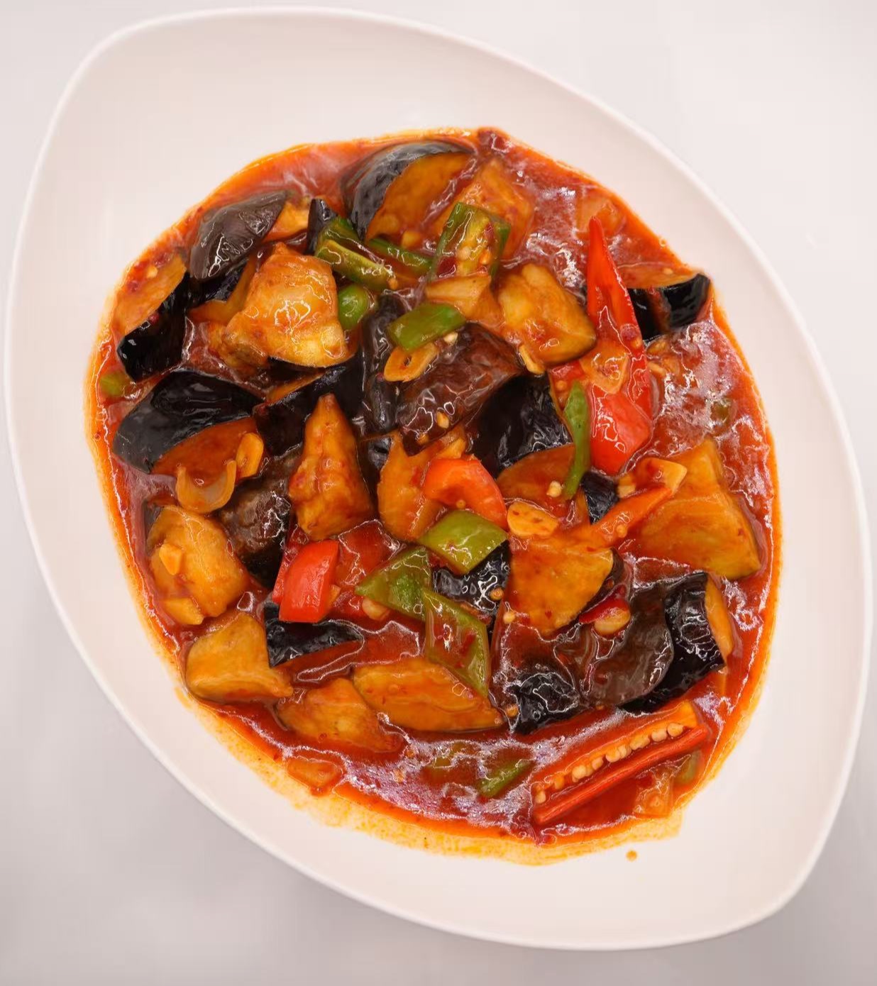 Red Stir-Fried Eggplant