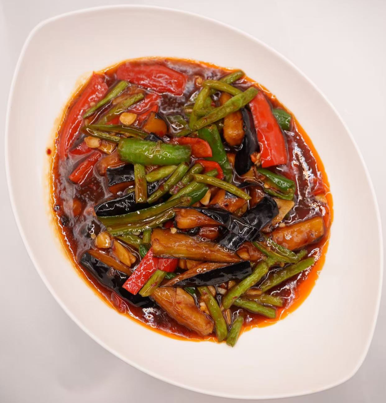 Stir-fried Eggplant with String Beans