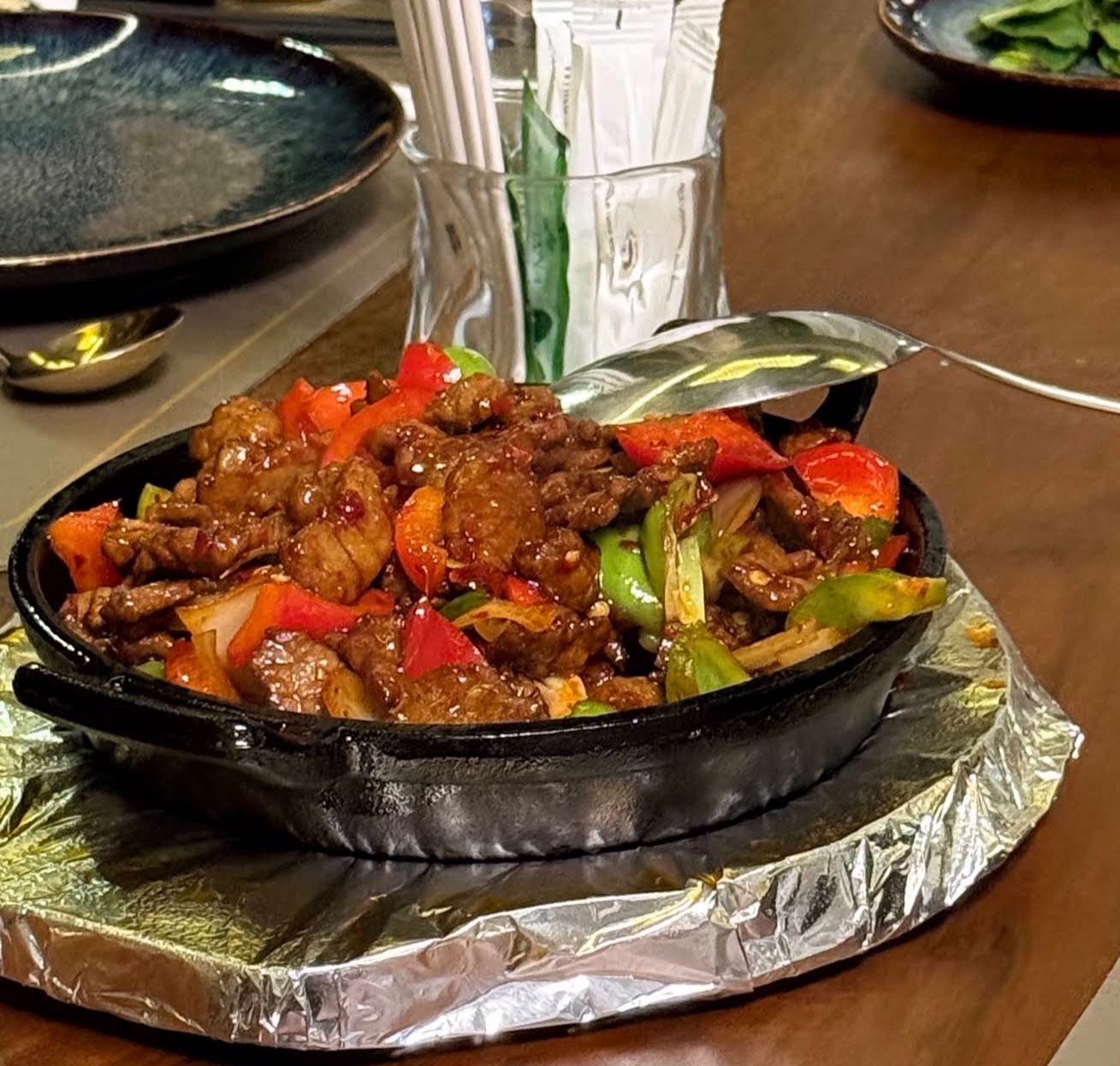 Stone Pot Stir-Fried Beef