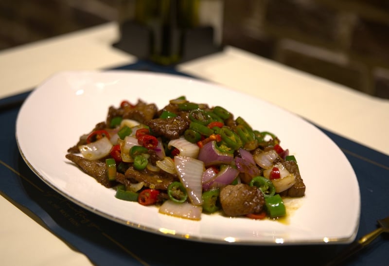 Stir Fried Beef with Pepper