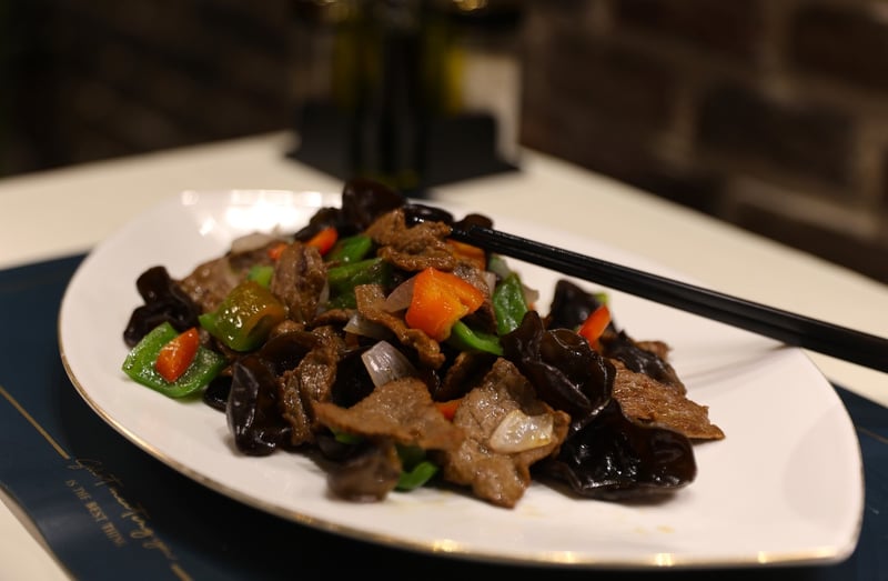 Stir Fried Meet with Black Fungus