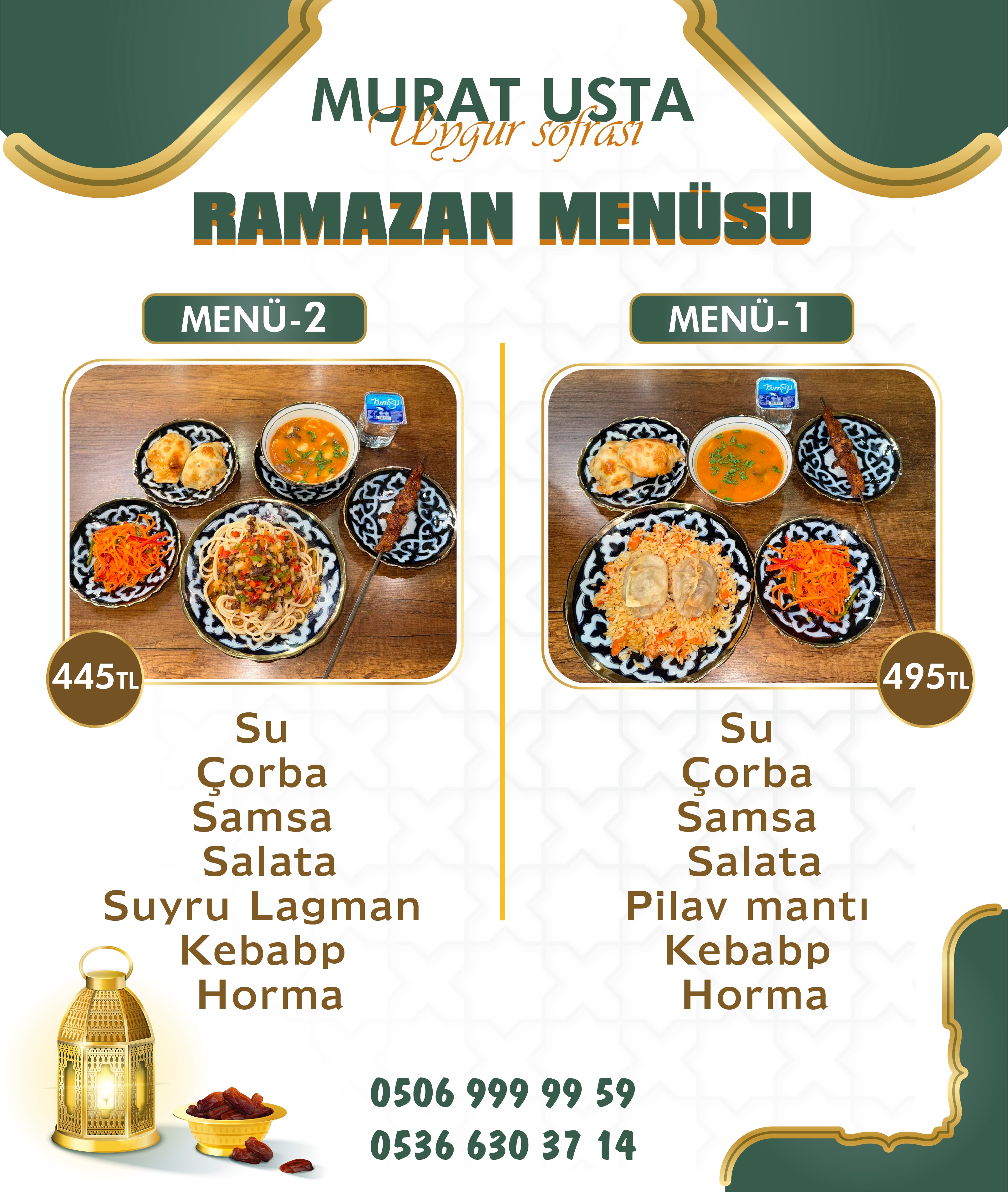 Ramazan menüsü